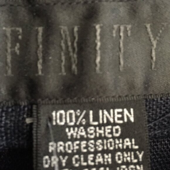 VINTAGE FINITY HIGH WAIST LINEN PANTS SIZE 10 - Picture 8 of 8